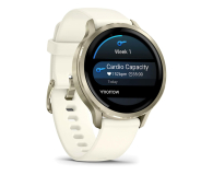 GARMIN Venu 4 Lunar gold 41mm z kremowym paskiem 010-03013-00 - 1363882 - zdjęcie 3